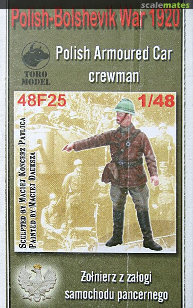 Boxart Polish Armoured Car Crewman 48F25 ToRo Model