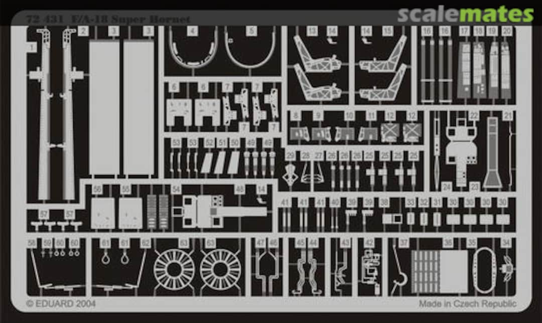 Boxart F/A-18F Super Hornet 72431 Eduard