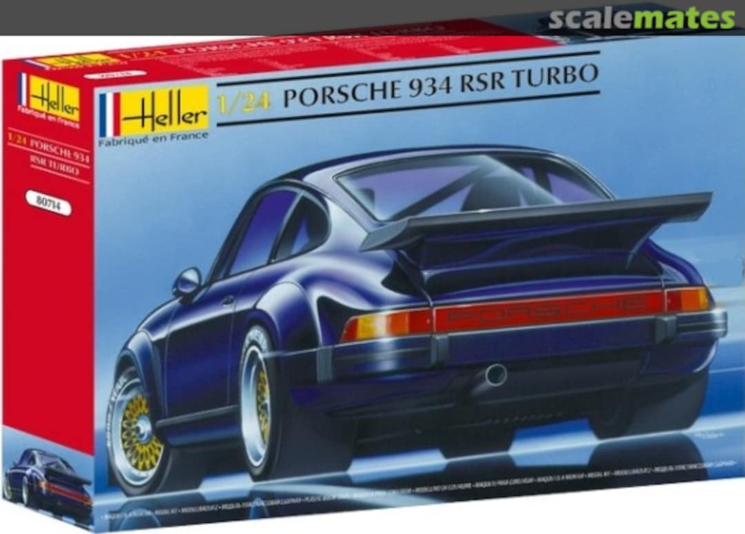 Boxart Porsche 934 RSR Turbo 80714 Heller