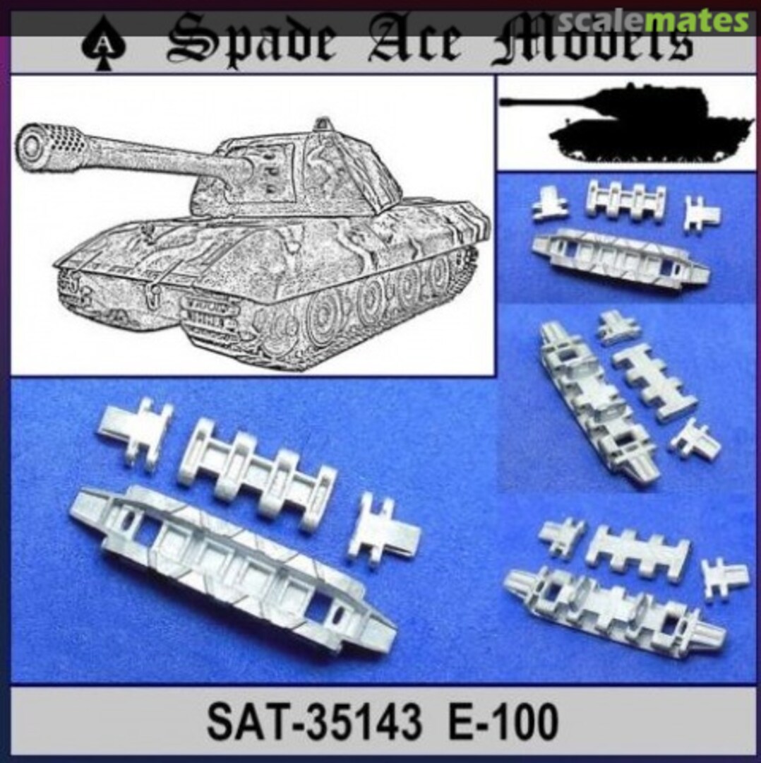 Boxart Metal Track E-100 Super Heavy Tank SAT-35143 Spade Ace Models