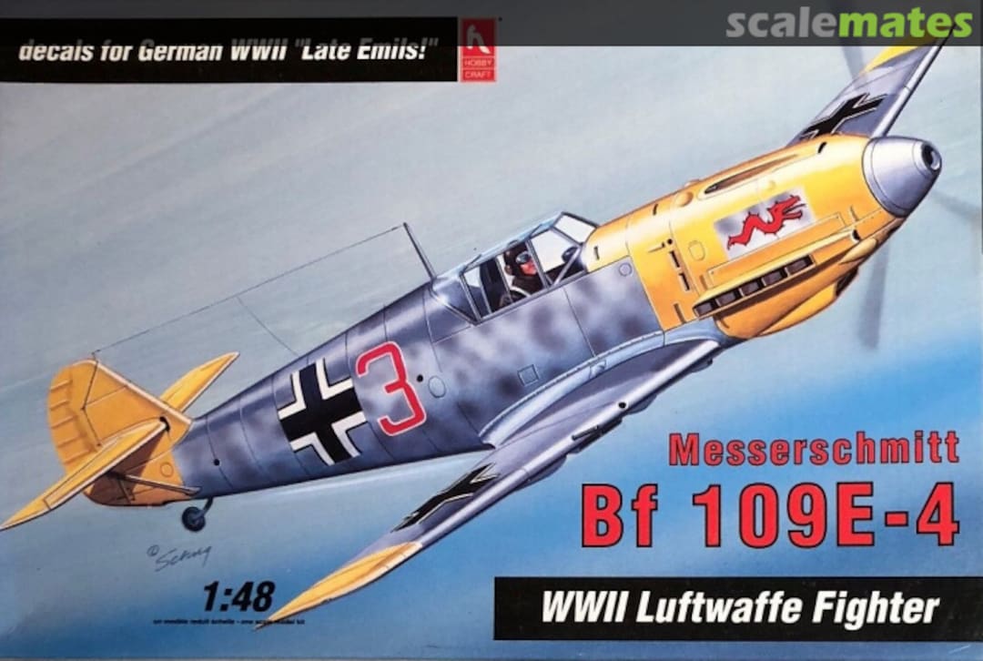 Boxart Messerschmitt Bf 109E-4 HC1570 Hobbycraft