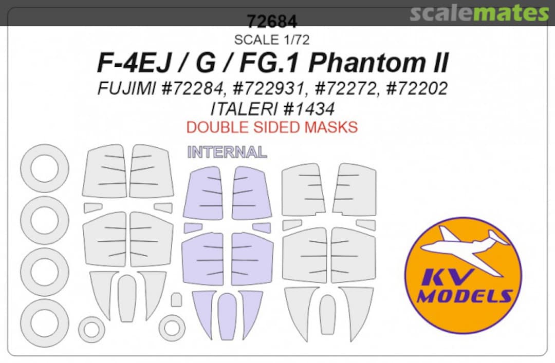 Boxart F-4EJ / G / FG.1 Phantom II 72684 KV Models