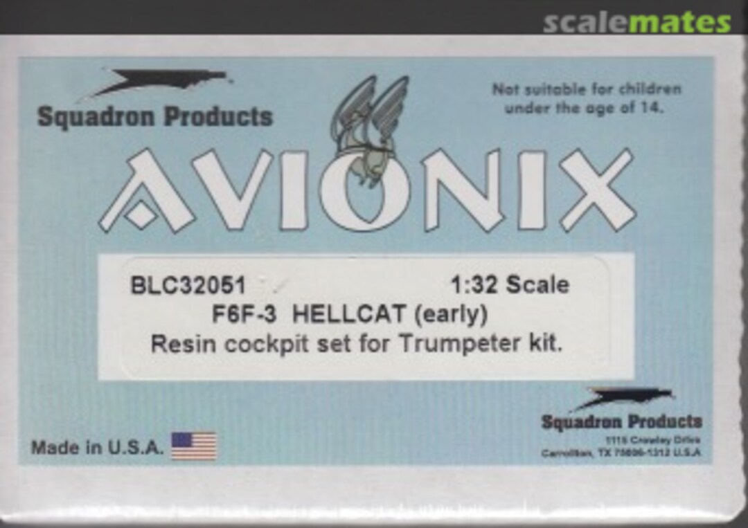 Boxart F6F-3 Hellcat (Early) AV32051 Avionix