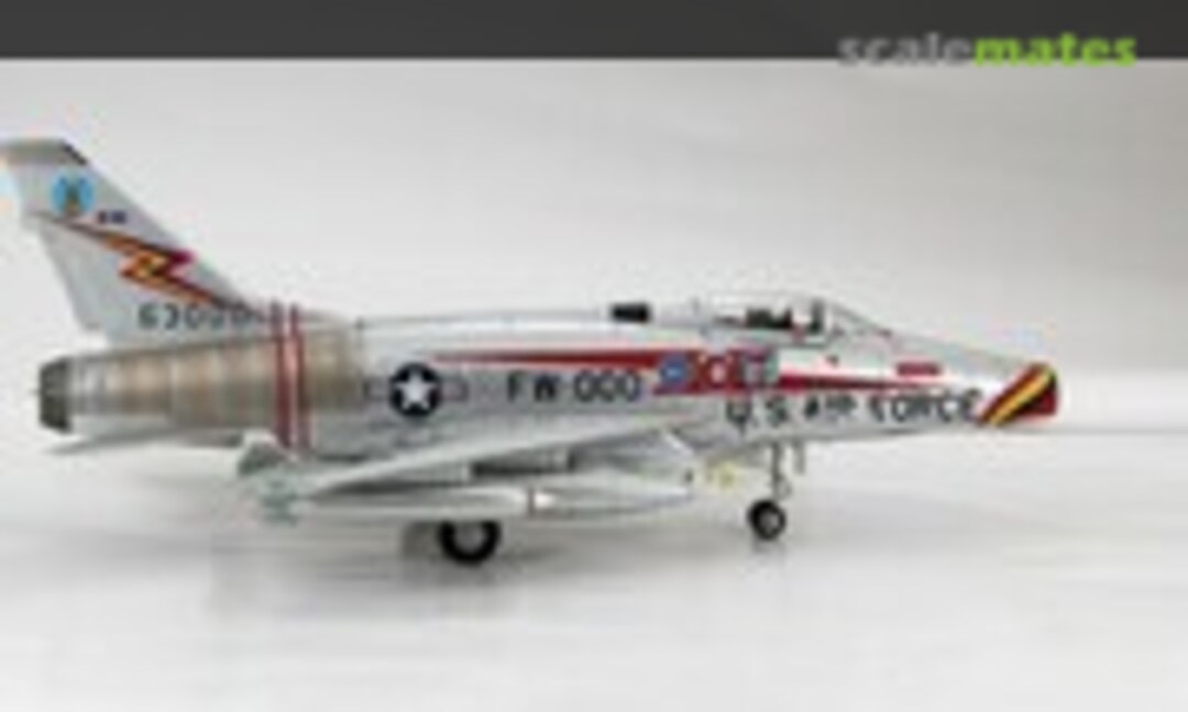 North American F-100D Super Sabre 56-3000 &quot;Triple Zilch&quot; 20th TFW, RAF Wethersfield Essex, England, late 1957 (Hobby Master HA2103)