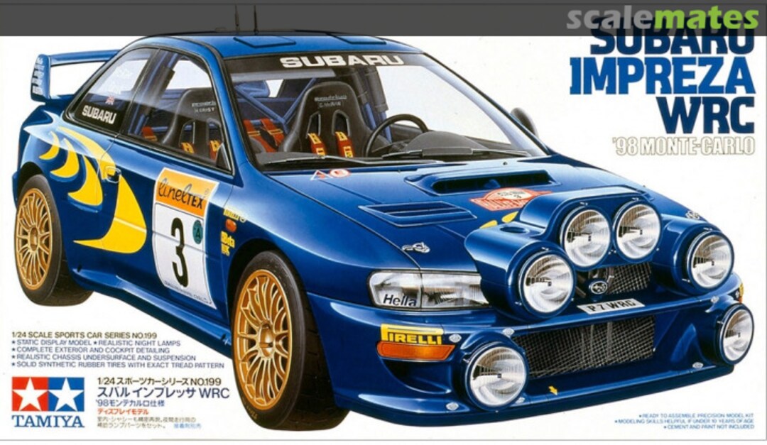 Boxart Subaru Impreza WRC 24199 Tamiya