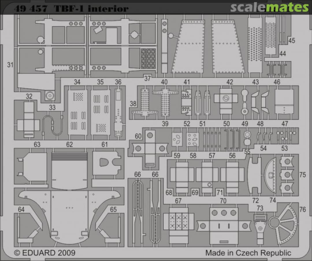 Boxart TBf-1 Avenger - Interior S.A. 49457 Eduard