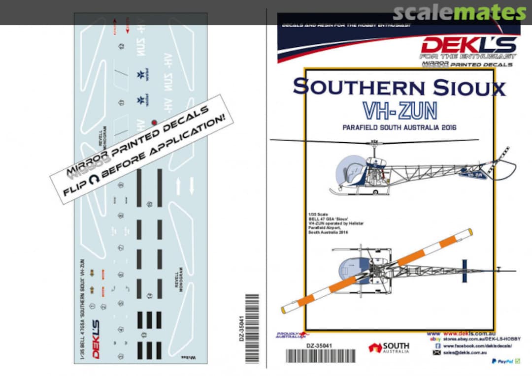 Boxart Bell 47G 5A Sioux DZ-35041 DEKL's