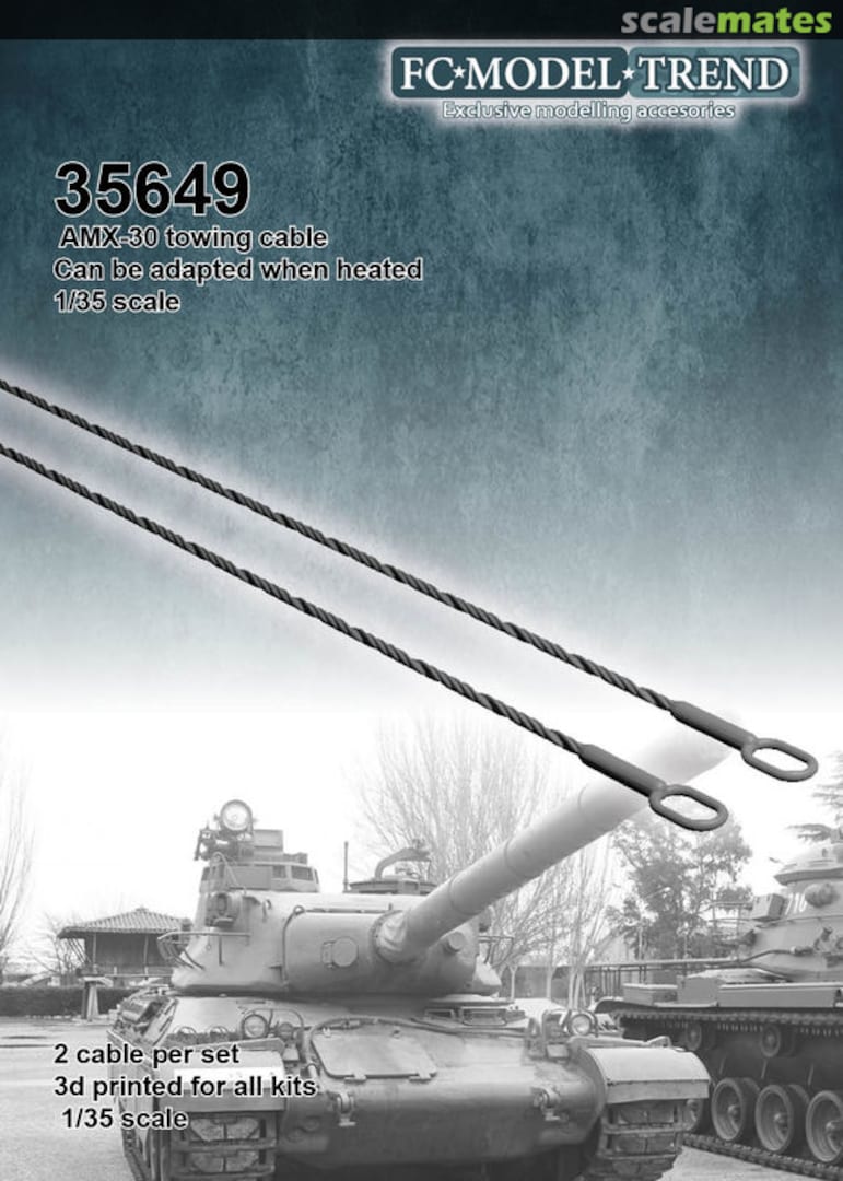 Boxart AMX-30 Towing cables 35649 FC Model Trend