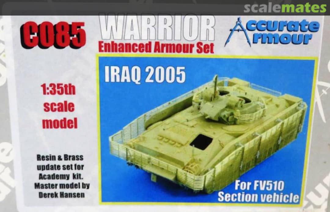 Boxart Warrior Enhanced Armour Set C085 Accurate Armour