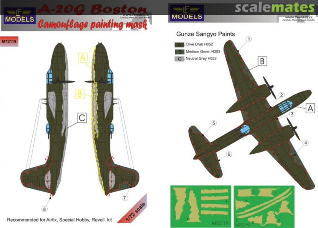 Boxart A-20G Boston M72119 LF Models