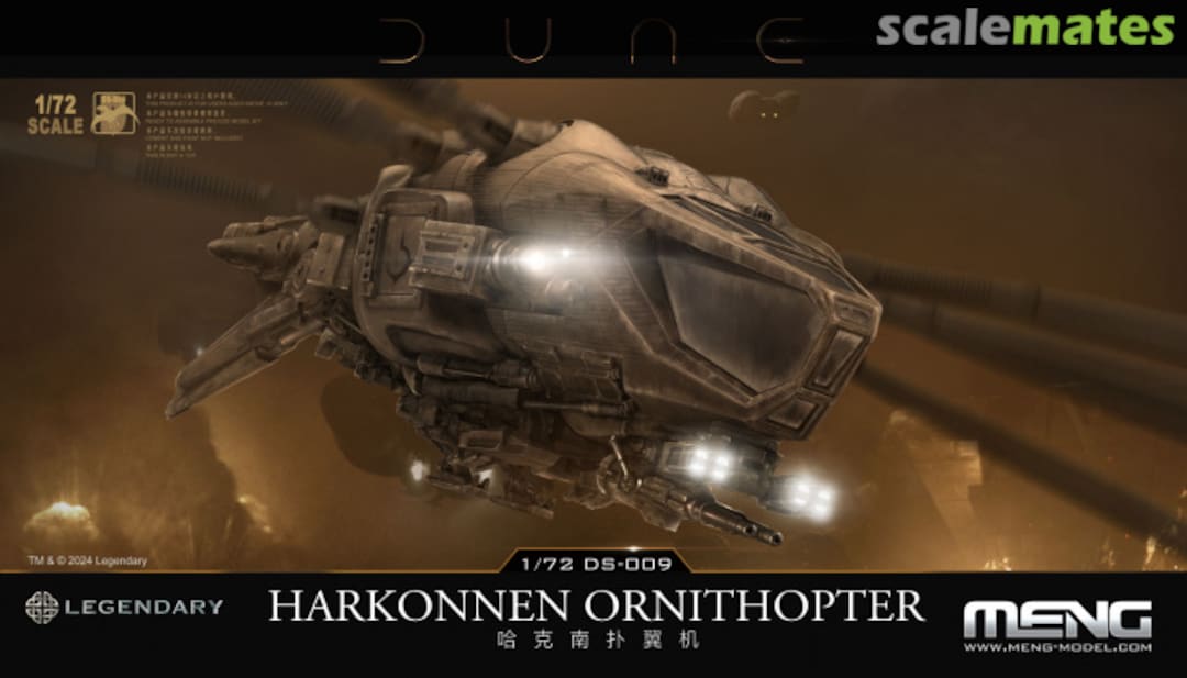 Boxart Harkonnen Ornithopter DS-009 Meng Model