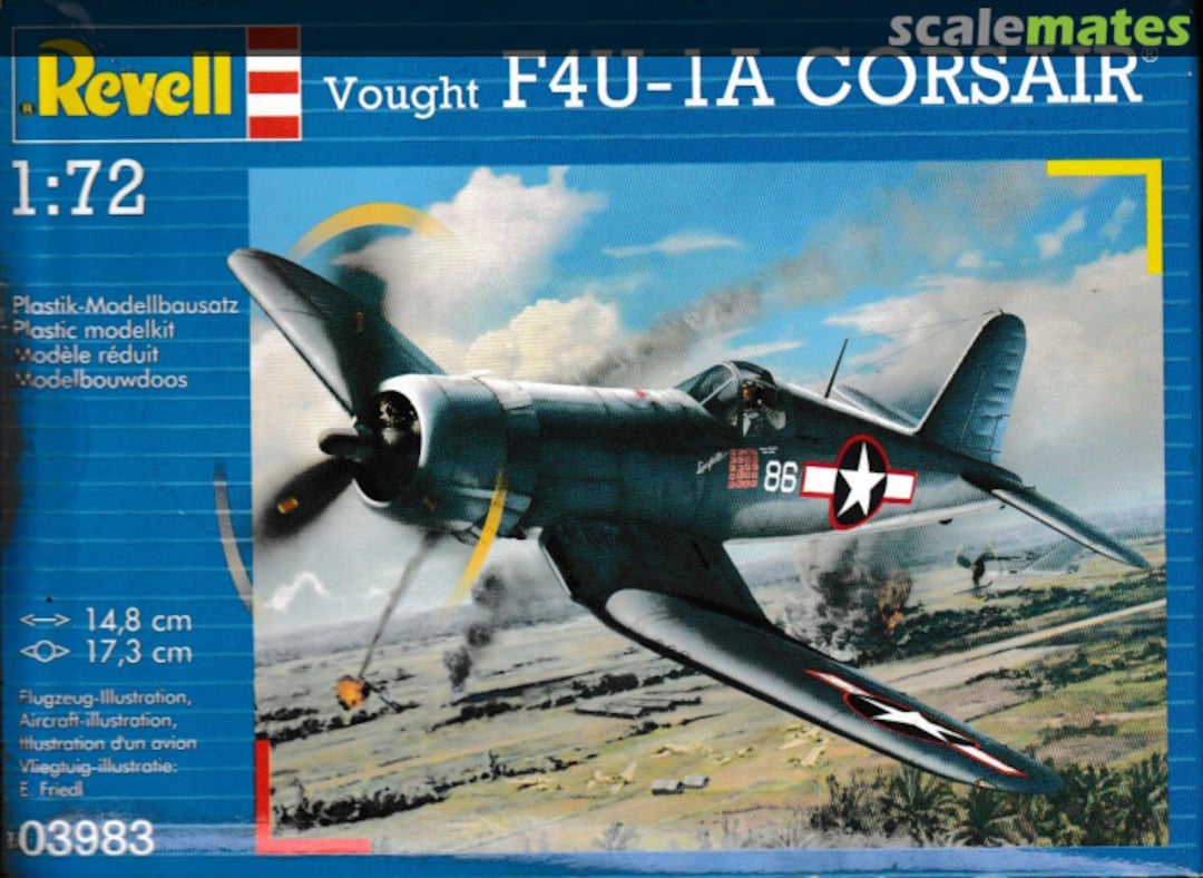 Boxart Vought F4U-1A Corsair 03983 Revell