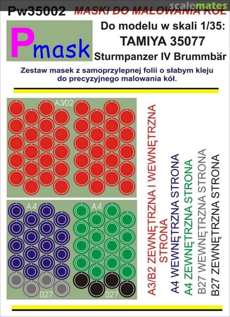 Boxart Sturmpanzer IV Brummbär PW35002 Pmask