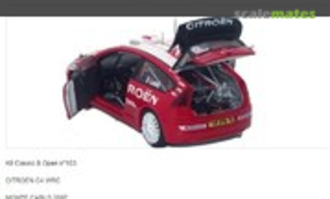 Citroën C4 WRC (Provence Miniatures Automobiles K103-Open)