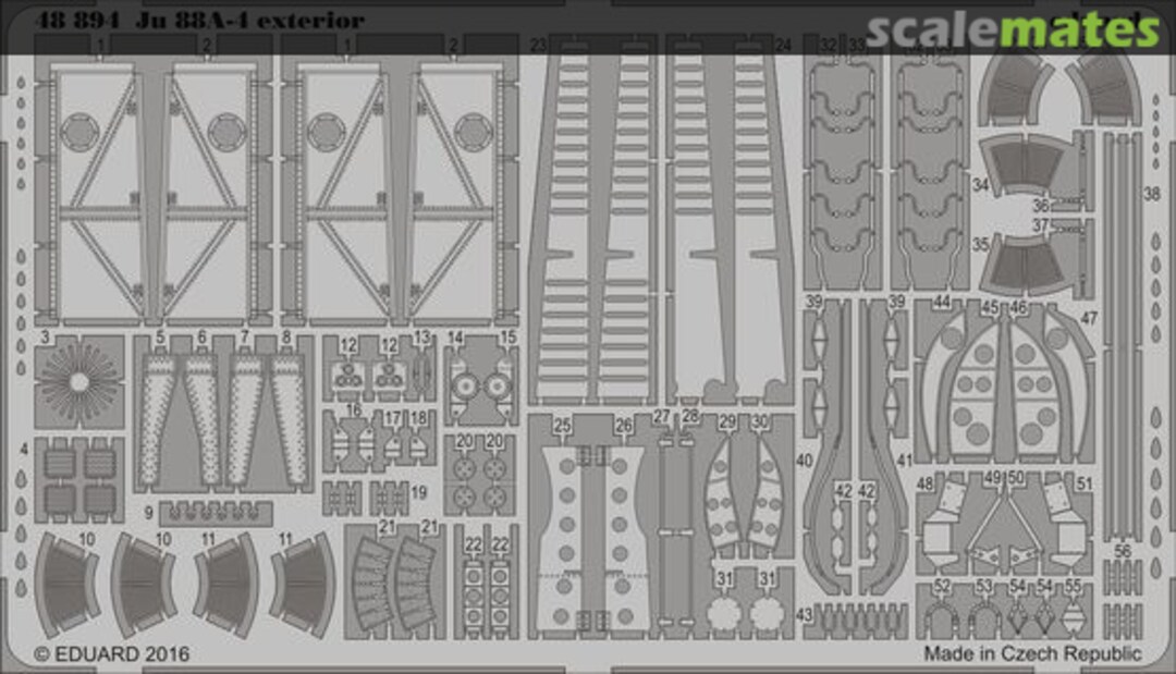 Boxart Ju 88A-4 exterior 48894 Eduard