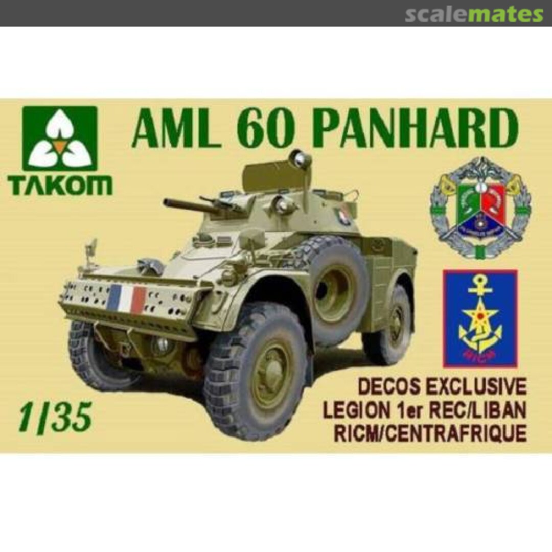 Boxart AML-60 édition spéciale ARMEE FRANCAISE 2084 S Takom