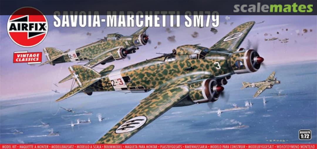 Boxart Savoia-Marchetti SM79 A04007V Airfix