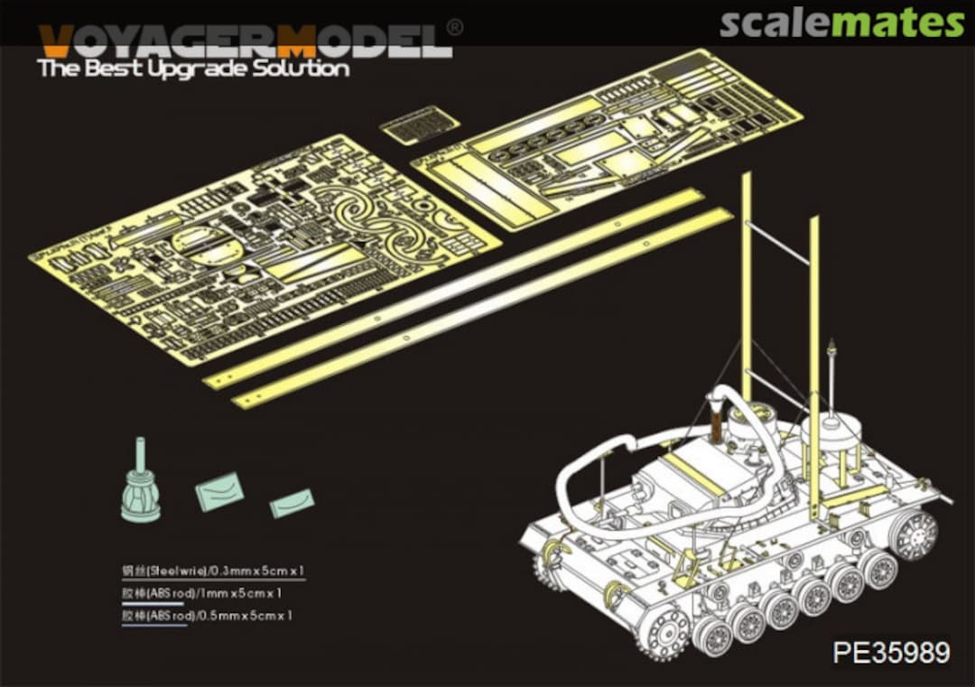 Boxart WWII German Pz.KPfw.III (T) Ausf.F "Operation Seelowe" Basic PE35989 Voyager Model