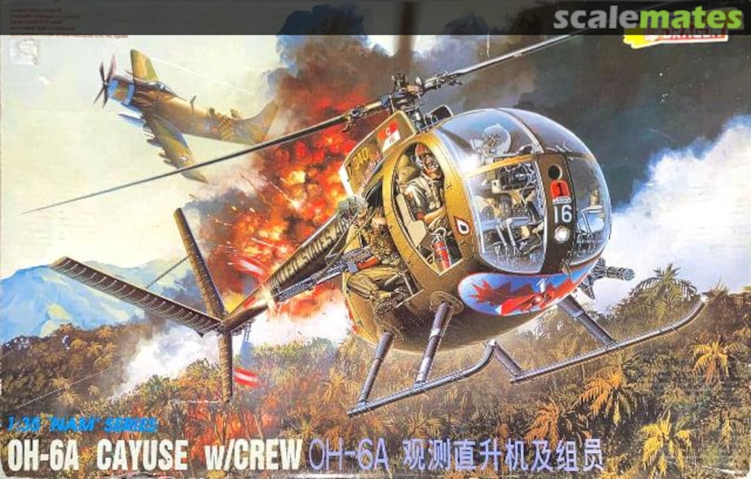 Boxart OH-6A Cayuse w/Crew 3310 Shanghai Dragon