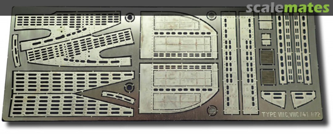 Boxart Holes for hull VIIC, VIIC/41 SKU-040 RC Subs