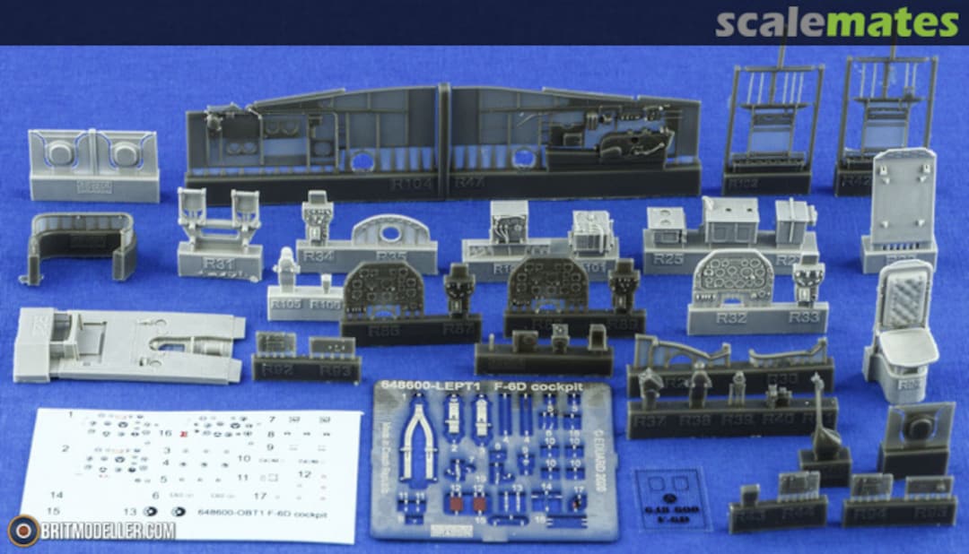 Boxart F-6D cockpit 648600 Eduard