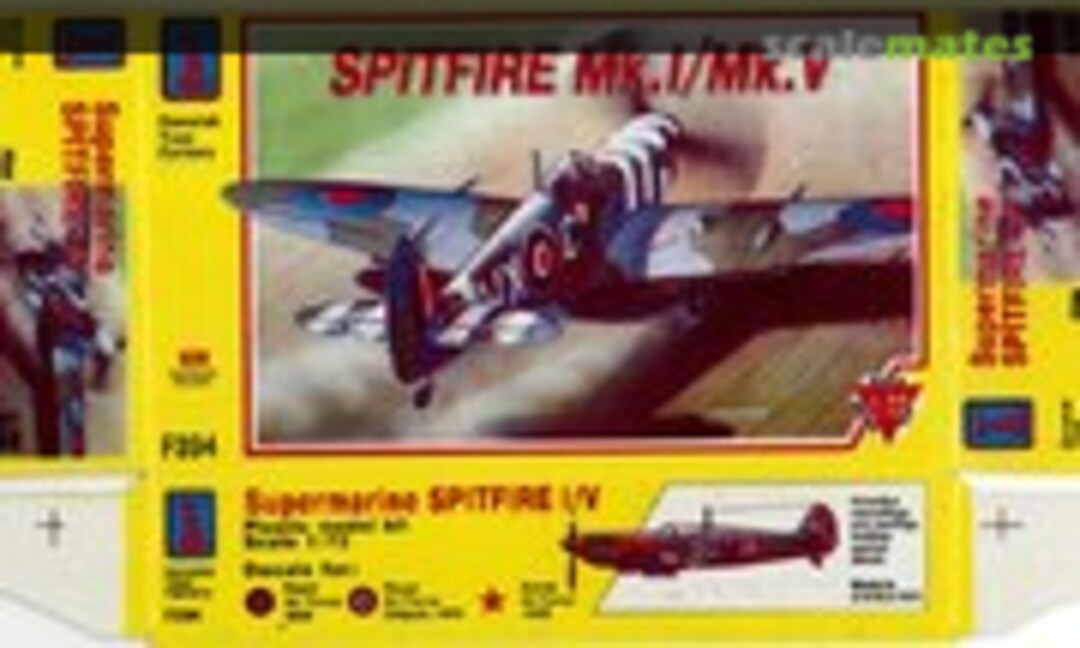 1:72 Spitfire Mk.I/Mk.V (DZI Donetsk Toy Plant (ДЗИ) F394)