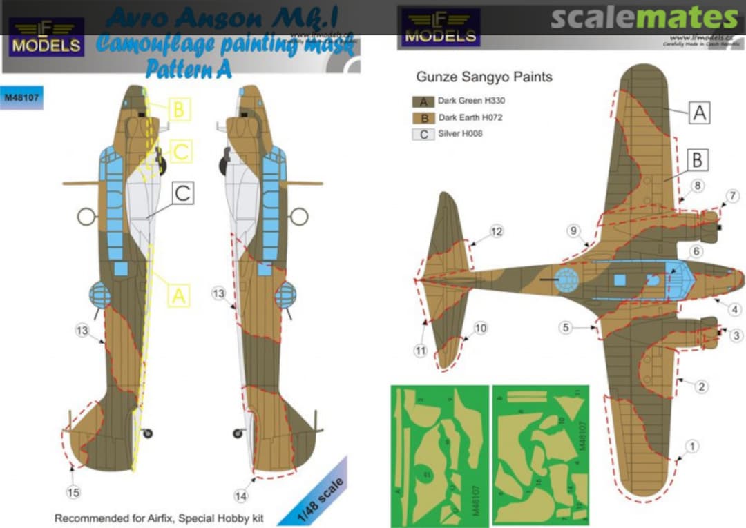 Boxart Avro Anson Mk.I M48107 LF Models