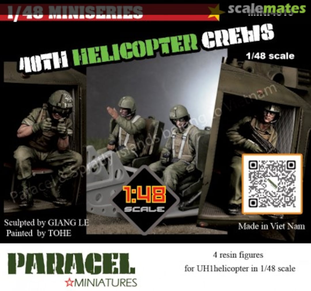 Boxart 48 th US Helicopter Crews MINI4815 Paracel Miniatures