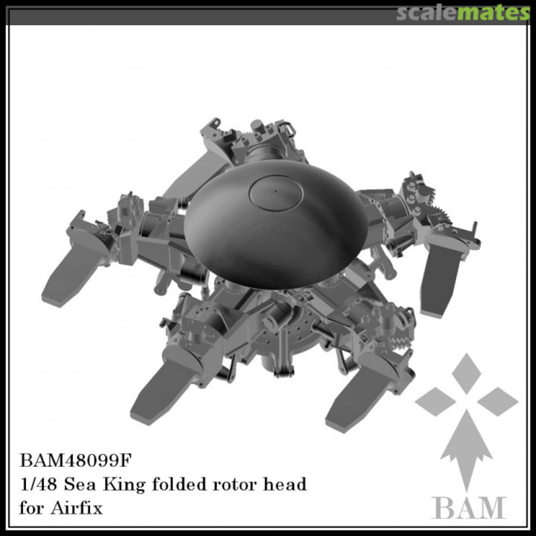 Boxart Sea King - folded rotor head BAM48099F BAM Models