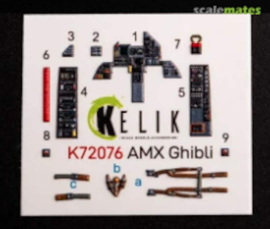 Boxart AMX Ghibli interior 3D decals K72076 Kelik