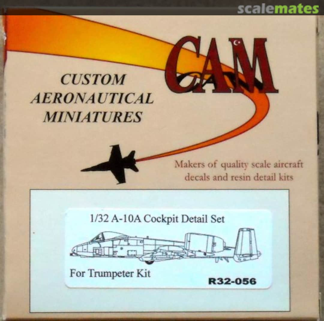 Boxart A-10A Cockpit Detail R32-056 CAM