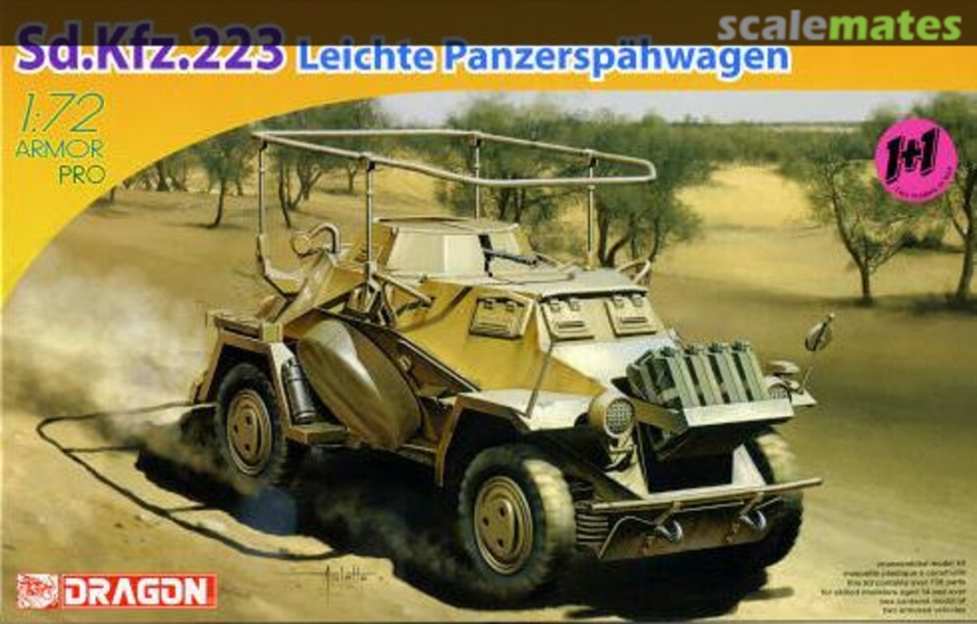 Boxart Sd.Kfz. 223 leichter Panzerspähwagen (Fu) 7420 Dragon