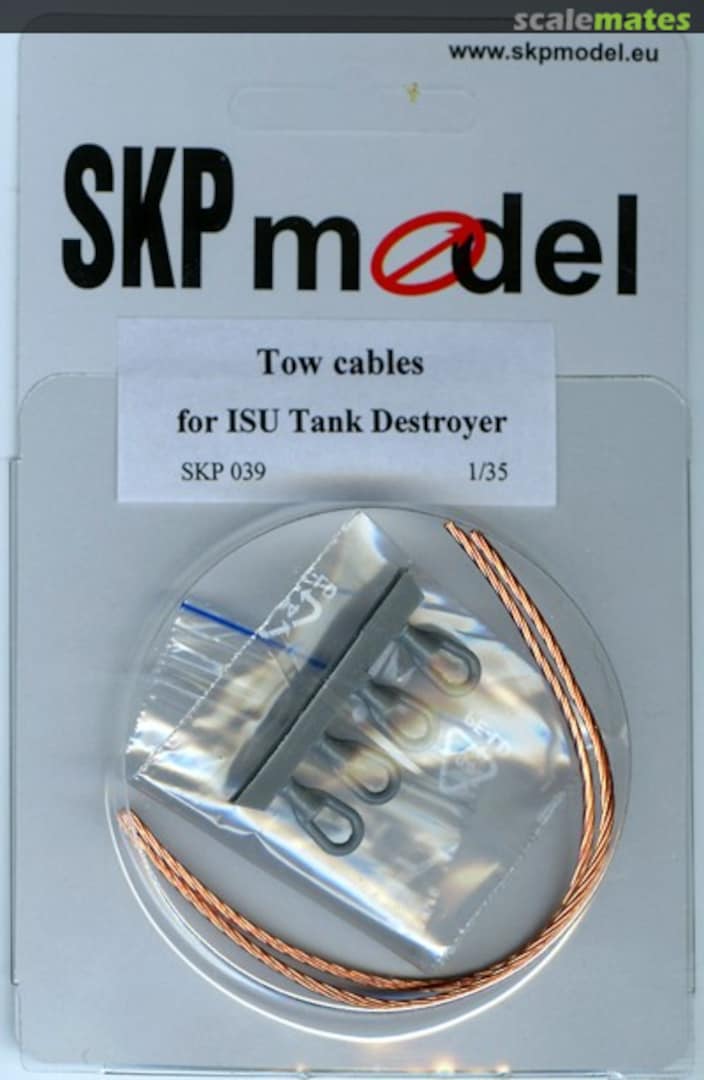 Boxart Tow cables for ISU Tank Destroyer SKP 039 SKP model