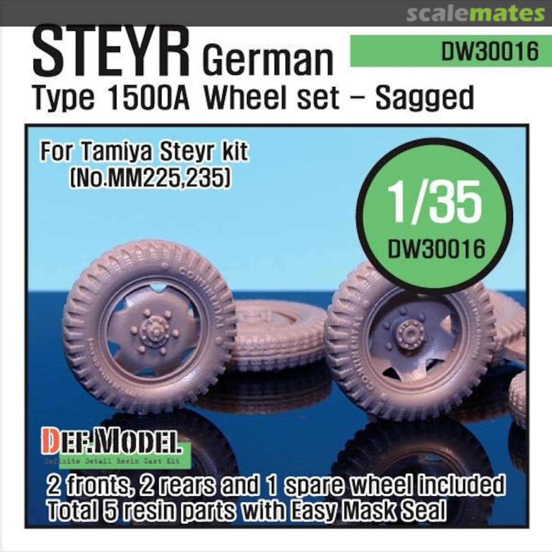 Boxart WW2 WW2 German Steyr 1500A Wheel set DW30016 Def.Model