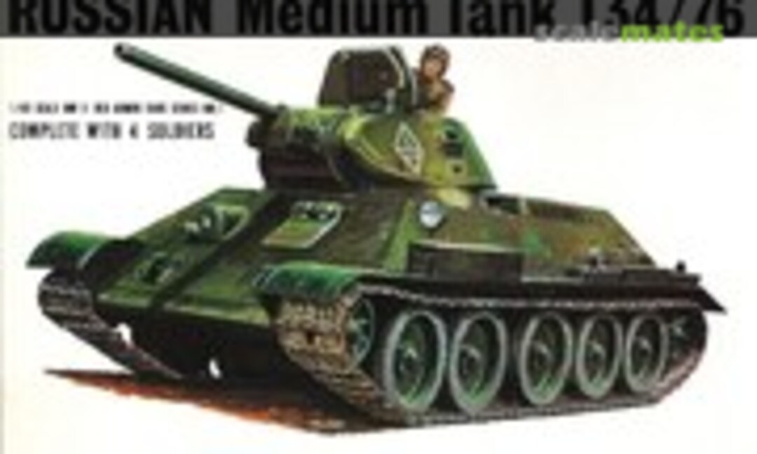 1:48 Russian Medium Tank T34/76 (Bandai 057373)