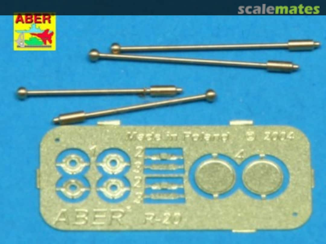 Contents German Width Indicators for Sd.Kfz. 234 (4pcs) R20 Aber