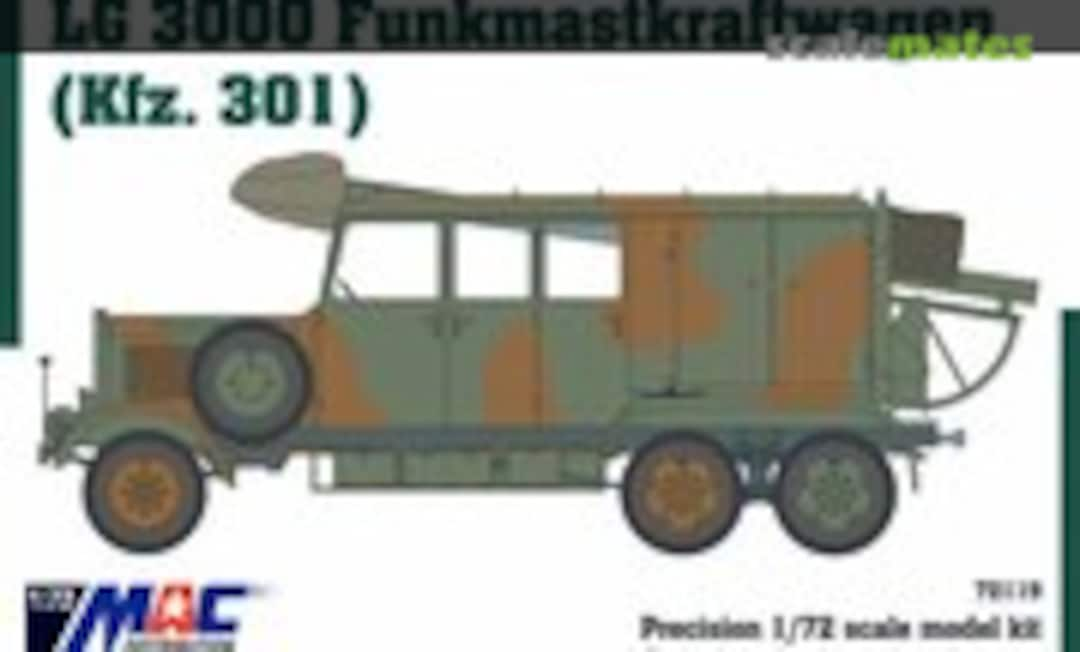 1:72 Kfz. 301 Funkmastkraftwagen Mercedes-Benz LG 3000 (MAC Distribution 72119)