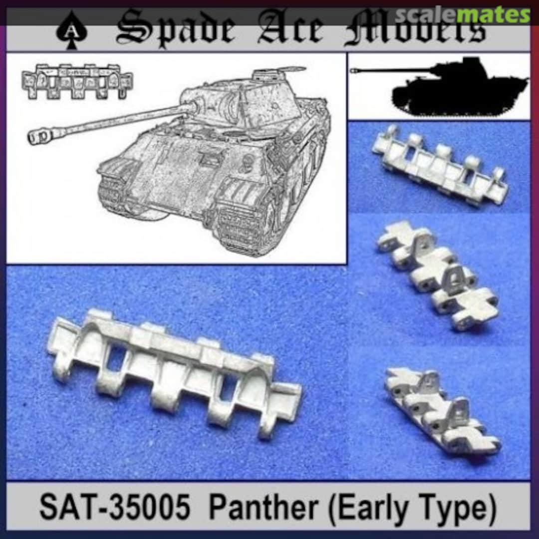 Boxart Metal Tracks Panther Early Type SAT-35005 Spade Ace Models