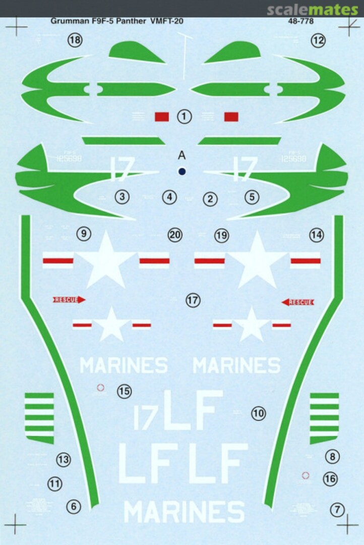 Boxart Grumman F9F-5 Panther 48-0778 SuperScale International