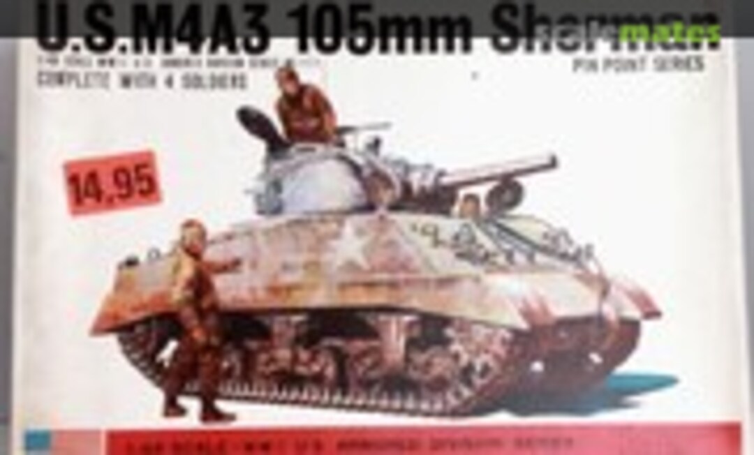 1:48 U.S. M4A3 105mm Sherman (Bandai 8288)