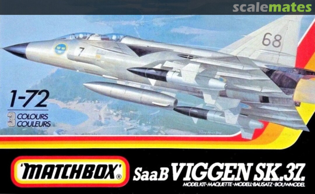 Boxart SaaB Viggen SK.37. PK-131 Matchbox