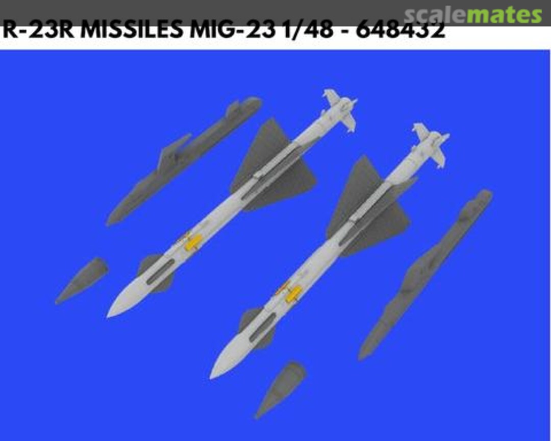 Boxart R-23R missiles for MiG-23 648432 Eduard