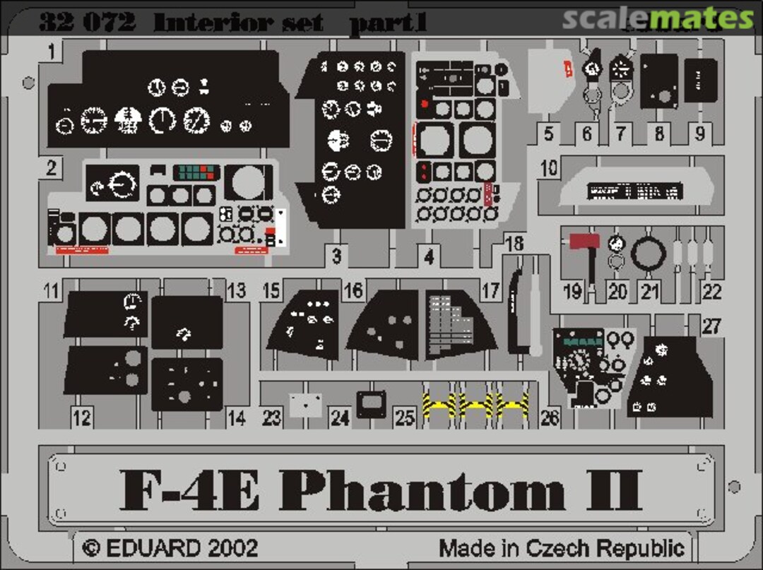 Boxart F-4E Interior set, part 1 32503 Eduard