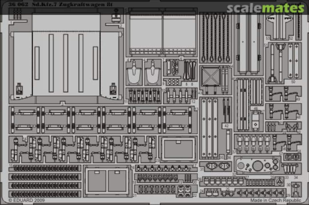 Boxart Sd.Kfz.7 Zugkraftwagen 8t 36062 Eduard