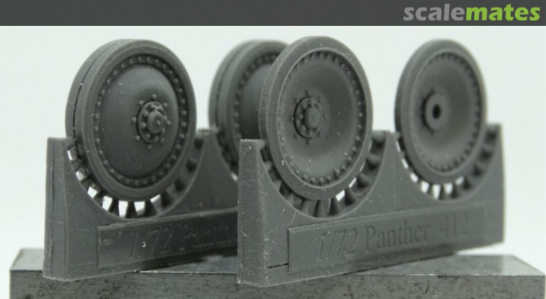 Boxart Wheels for Pz.V Panther, with 16 bolts and 16 rivets S72412 OKB Grigorov