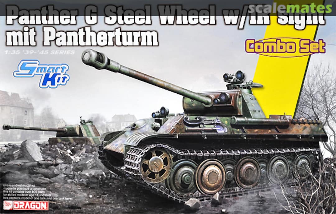 Boxart Panther G Steel Wheel w/IR sight Mit Pantherturm 6941 Dragon