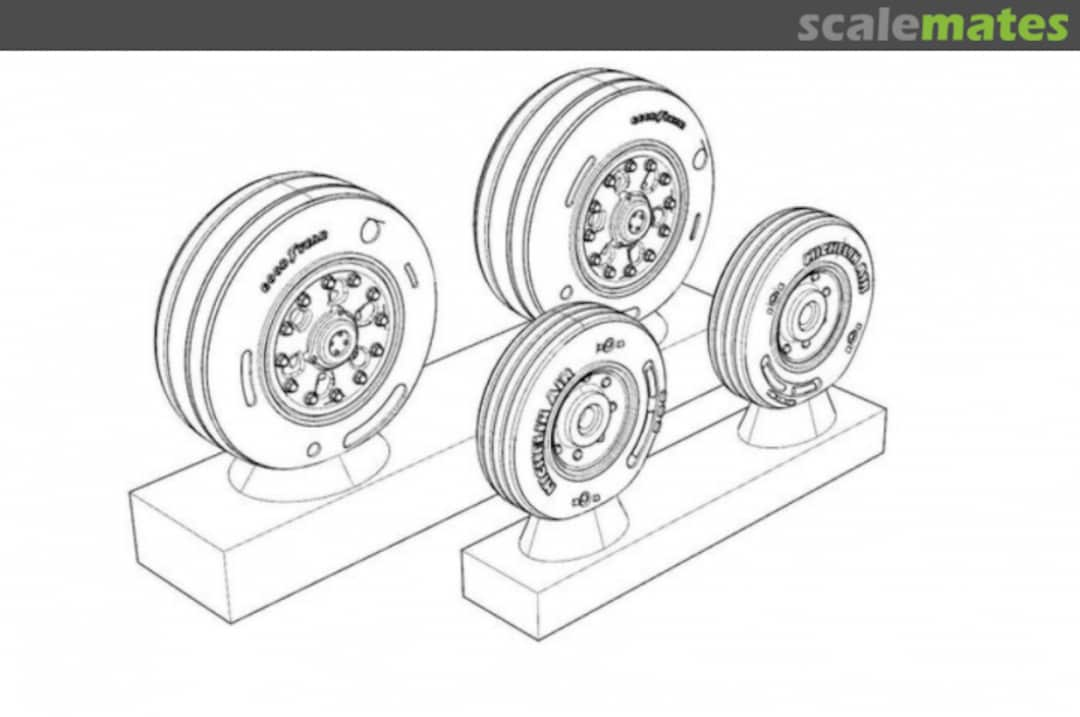 Boxart F/A-18 Wheels BRL48135 Brengun