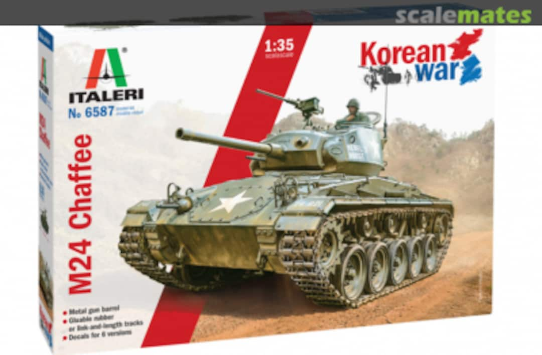 Boxart M24 Chaffee 6587 Italeri