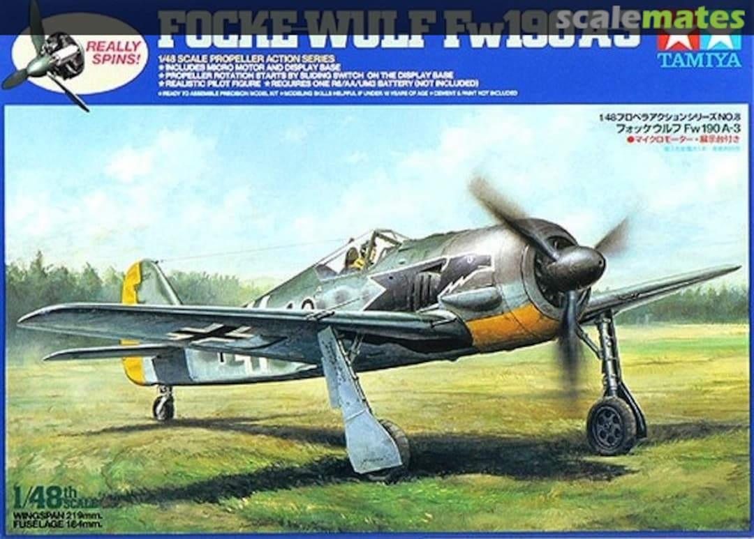 Boxart Focke-Wulf Fw190 A-3 61508 Tamiya