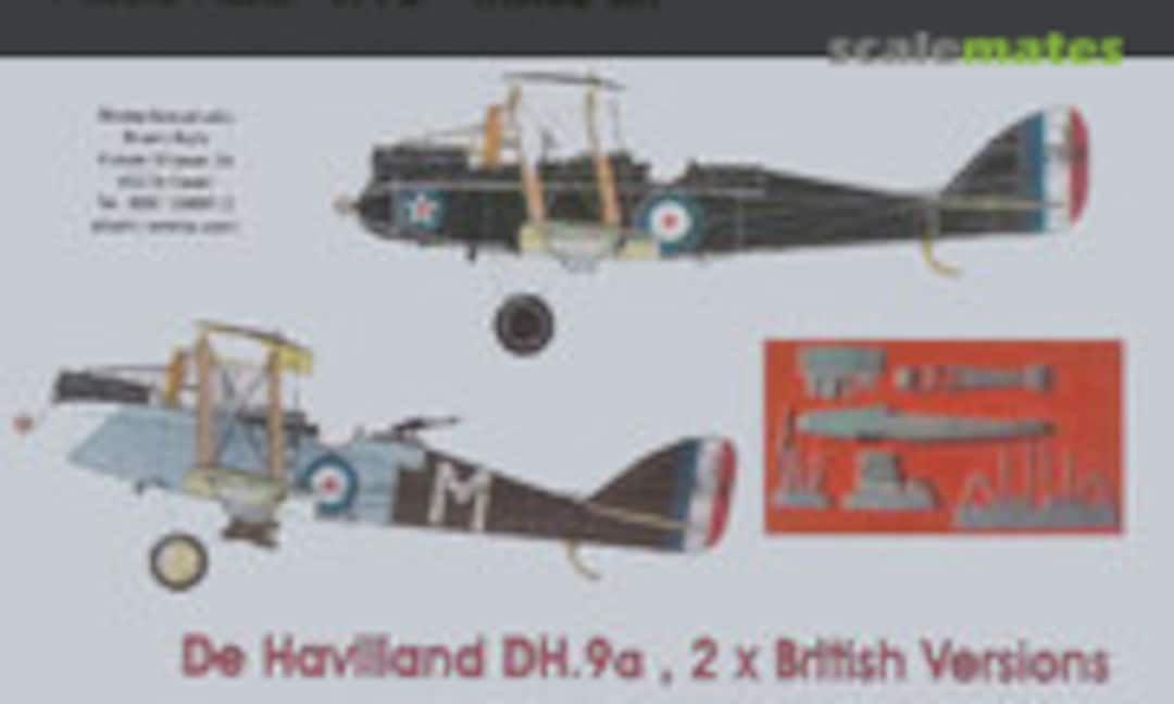 1:72 De Havilland (Airco) D H.9 2x British (Classic Plane CPM 55)